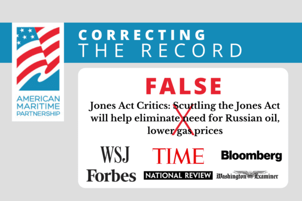 The assertion that the #JonesAct is the reason the US imports Russian oil is wrong and demonstrates a fundamental lack of understanding of global (and domestic) oil markets. Read more