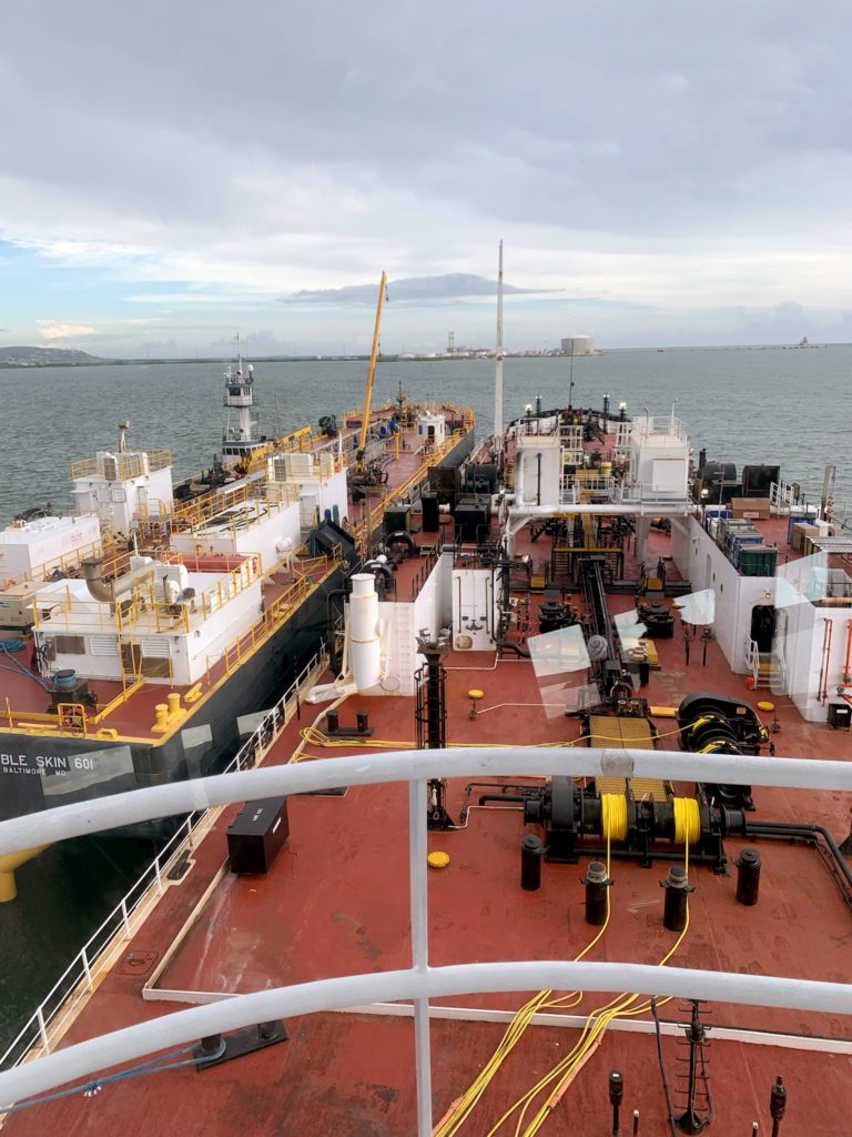 Crowley's ATB Coastal Reliance/550-4 served Puerto Rico today and Sunday with fuel near Aguirre and then in Guayanilla